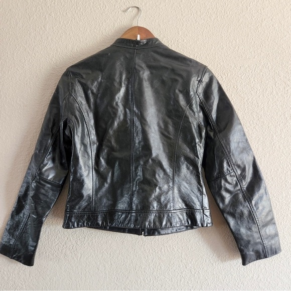 Vintage The Limited Leather Moto jacket | size medium - Picture 2 of 7